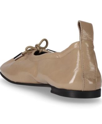 Rosalind Onix Beige Leather Ballet Flats