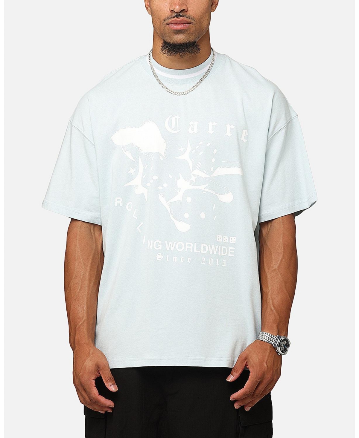 Men's Dice Club T-Shirt - Light blue
