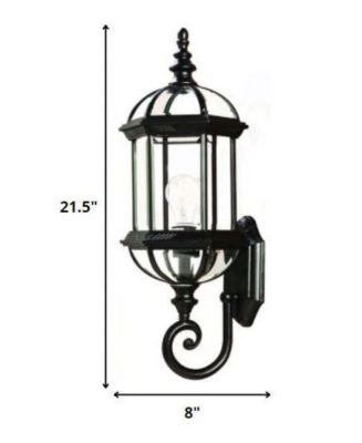 Cylindrical Lantern Wall Light for Entryway Hallway or Patio