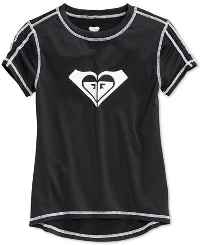 Roxy Core Short-Sleeve Rashguard, Big Girls (7-16)