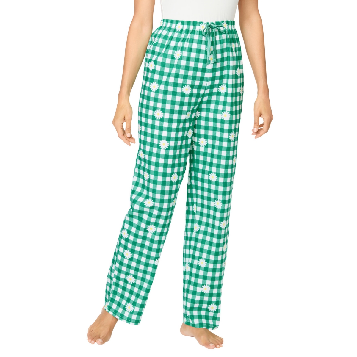 Women's Woven Sleep Pant - Crystal blue stripe