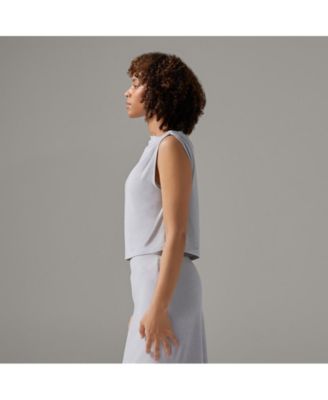 Women's Brushed Tec Knit Asymmetrical Tee