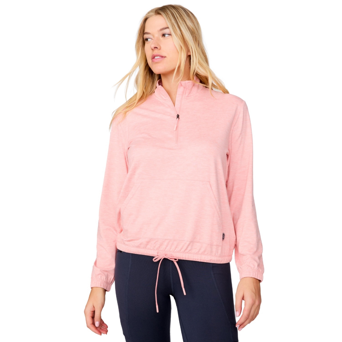 Women's Cloud Knit Half Zip Pullover - Carnation