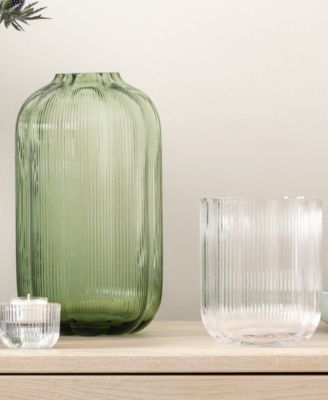 Fleur Glass Votive & Taper Candleholder