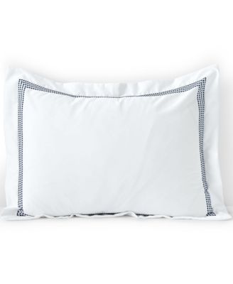 400 Thread Count Premium Supima Cotton No Iron Sateen Embroidered Pillow Sham