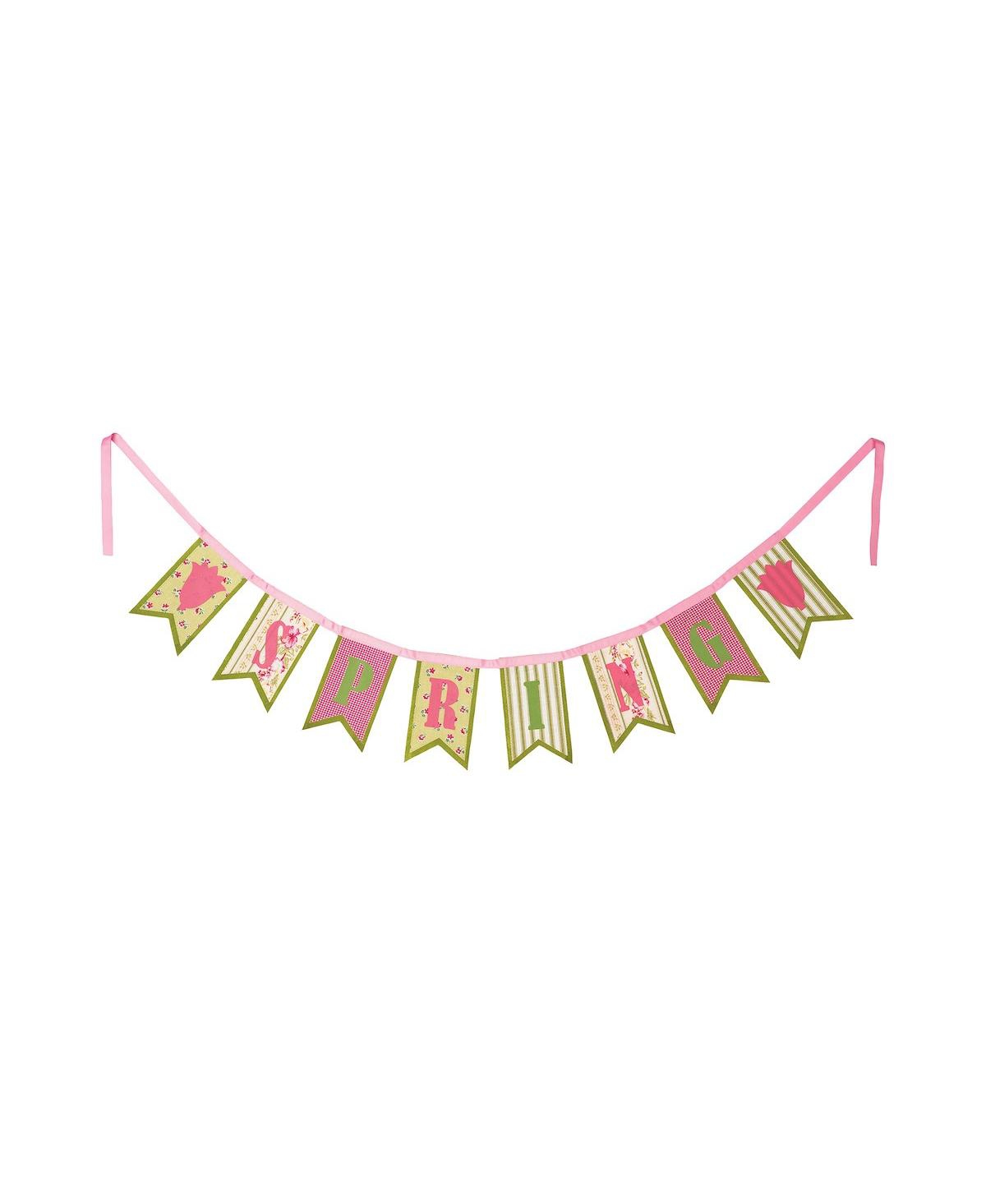 8.5" x 50" Hanging "Spring" Hanging Decorative Sign Garland
