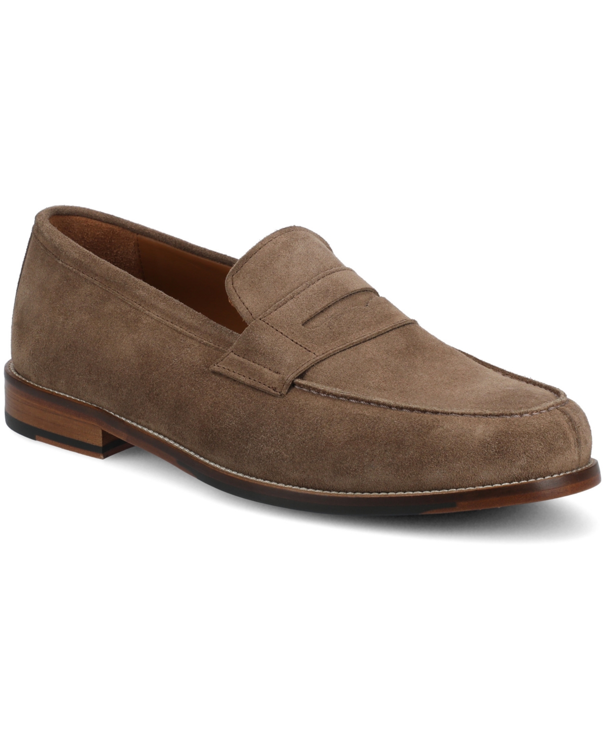 Men's Sterling Dress Penny Loafers - Taupe, Suede