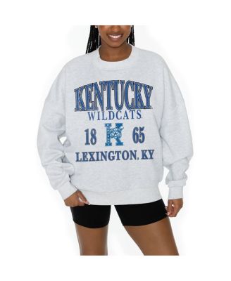 Women's Ash Kentucky Wildcats Premium Fleece Pullover Sweatshirt