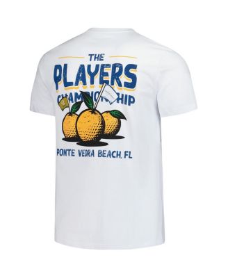 Men's White THE PLAYERS Florida Orange Garment Dyed T-Shirt