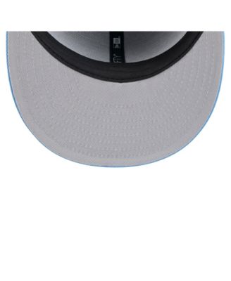 Men's Black/Light Blue Pittsburgh Penguins Vintage Color Dip 59FIFTY Fitted Hat