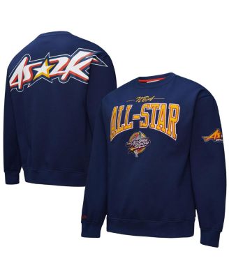 Mitchell & Ness - Men's and Women's Navy 2000 NBA All-Star Game Throwback Pullover Sweatshirt