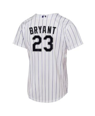 Big Boys and Girls Kris Bryant White Colorado Rockies Home Replica Player Jersey