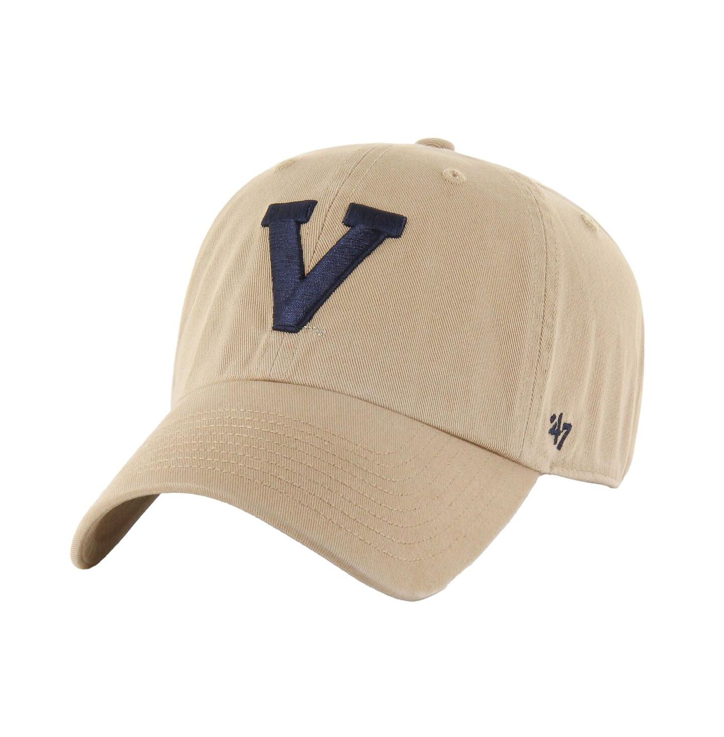 Мужская кепка '47 Brand Khaki Virginia Cavaliers Clean Up Adjustable Hat — фото 1