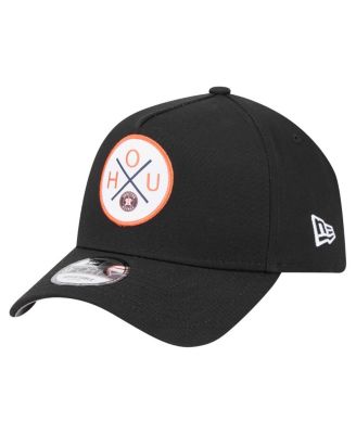 New Era - Men's Black Houston Astros 9FORTY A-Frame Adjustable Hat