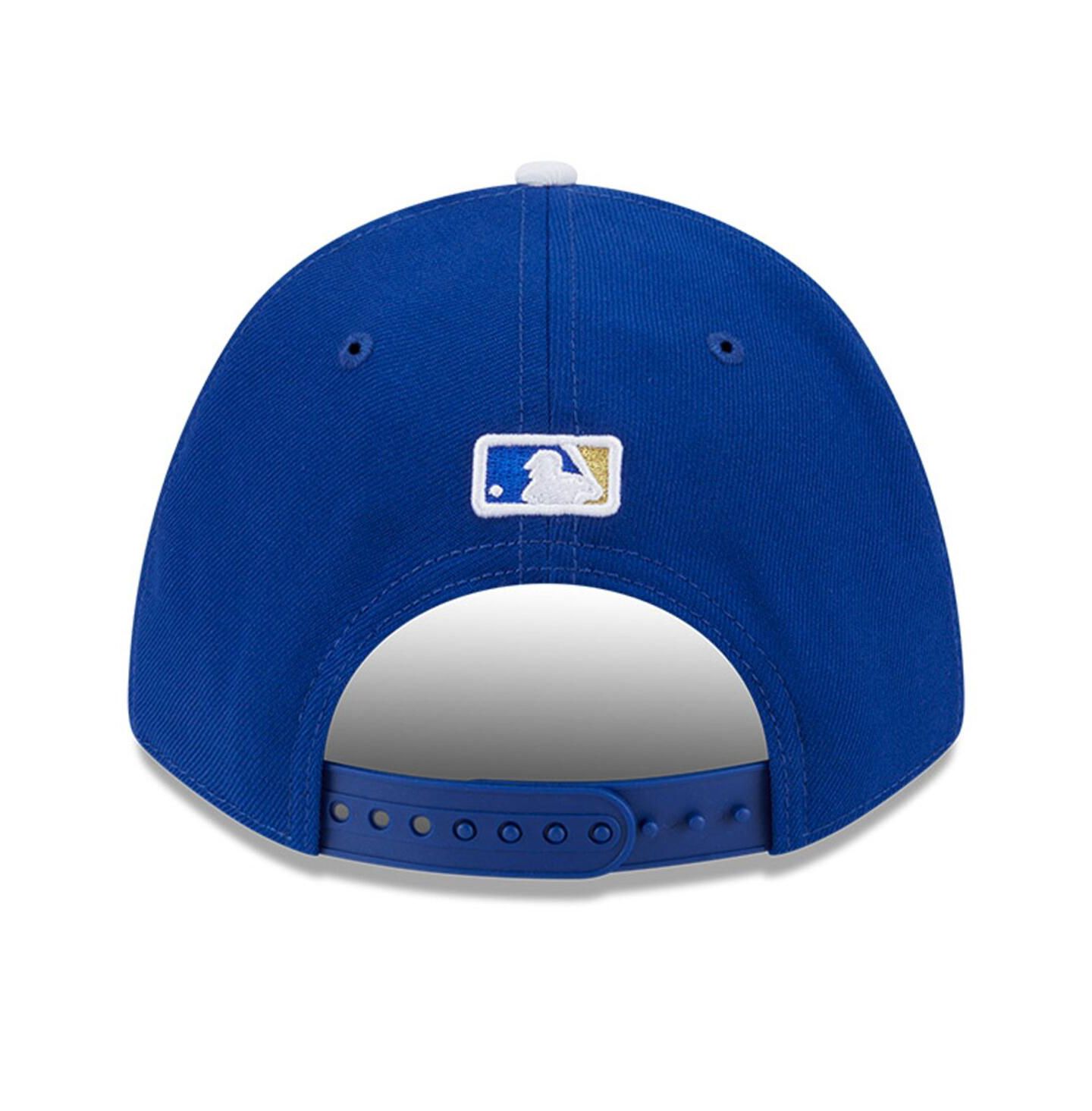 Мужская кепка New Era Royal Kansas City Royals Player Replica 9FORTY Adjustable Hat — фото 3