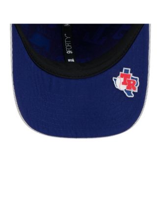Men's Gray Texas Rangers 2025 MLB Clubhouse 9FORTY M-Crown Adjustable Hat