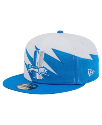 New Era - Men's Blue Detroit Lions Throwback Jagged 9FiFTY Snapback Hat