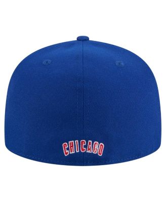 Men's Royal Chicago Cubs Overlap 59FIFTY Fitted Hat
