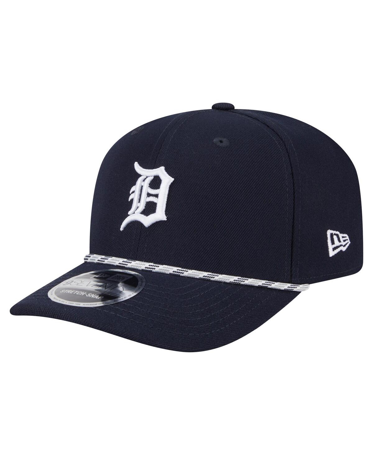New Era Men's Navy Detroit Tigers Multi-rope 9seventy Stretch-snap Hat