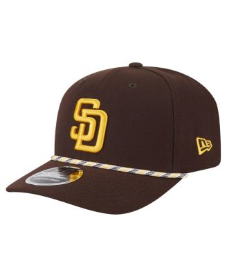 New Era - Men's Brown San Diego Padres Multi-Rope 9SEVENTY Stretch-Snap Hat
