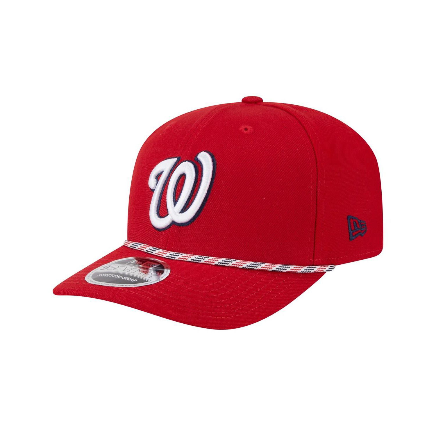 Men's Red Washington Nationals Multi-Rope 9SEVENTY Stretch-Snap Hat