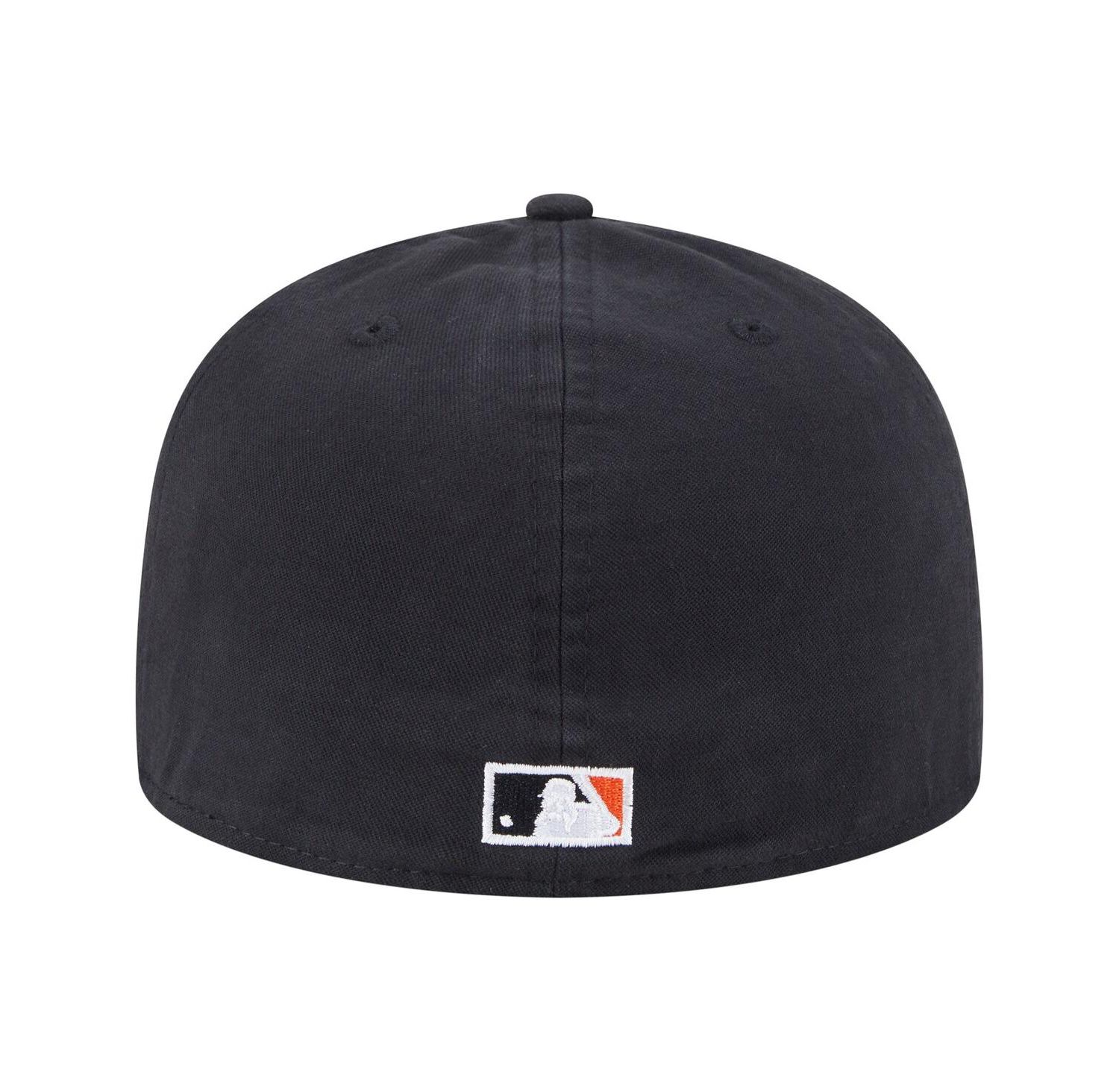 Men's Black Baltimore Orioles Championship Side Flag A-Frame 59FIFTY Fitted Hat