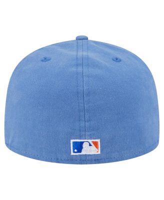Men's&nbsp;Blue New York Mets Championship Side Flag A-Frame 59FIFTY Fitted Hat