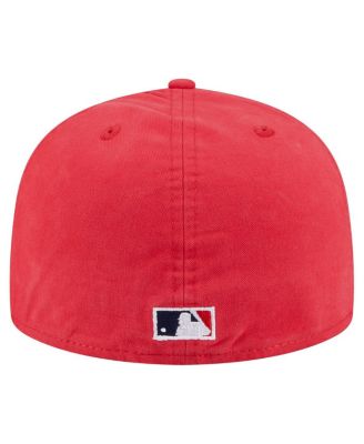 Men's&nbsp;Red St. Louis Cardinals Championship Side Flag A-Frame 59FIFTY Fitted Hat
