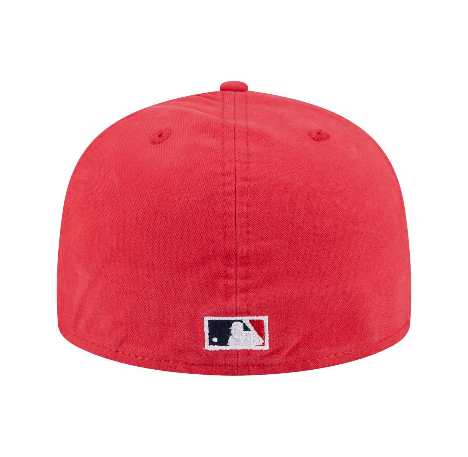 Men's Red St. Louis Cardinals Championship Side Flag A-Frame 59FIFTY Fitted Hat