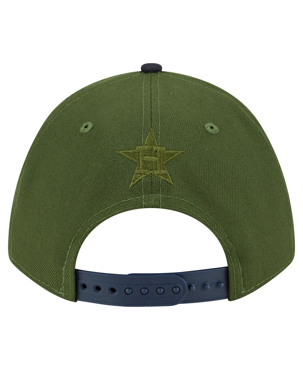New Era Men's Dark Green Houston Astros City Feature 9FORTY A-Frame Adjustable Hat