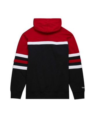 Men's Black Philadelphia 76ers Big Tall Hardwood Classics Head Coach Pullover Hoodie