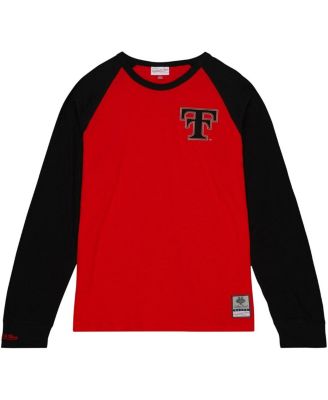 Men's Red Texas Tech Red Raiders Legendary Slub Raglan Long Sleeve T-Shirt