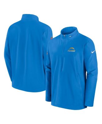 Nike - Men's Powder Blue Los Angeles Chargers Sideline Coach Half-Zip Jacket
