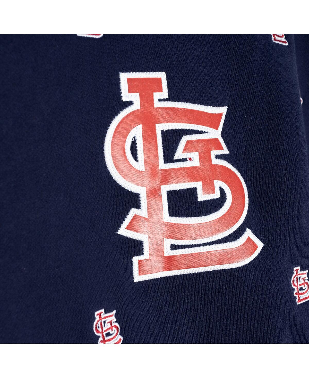 Mitchell & Ness Men's Navy St. Louis Cardinals Repeat Pullover Hoodie In Navy
