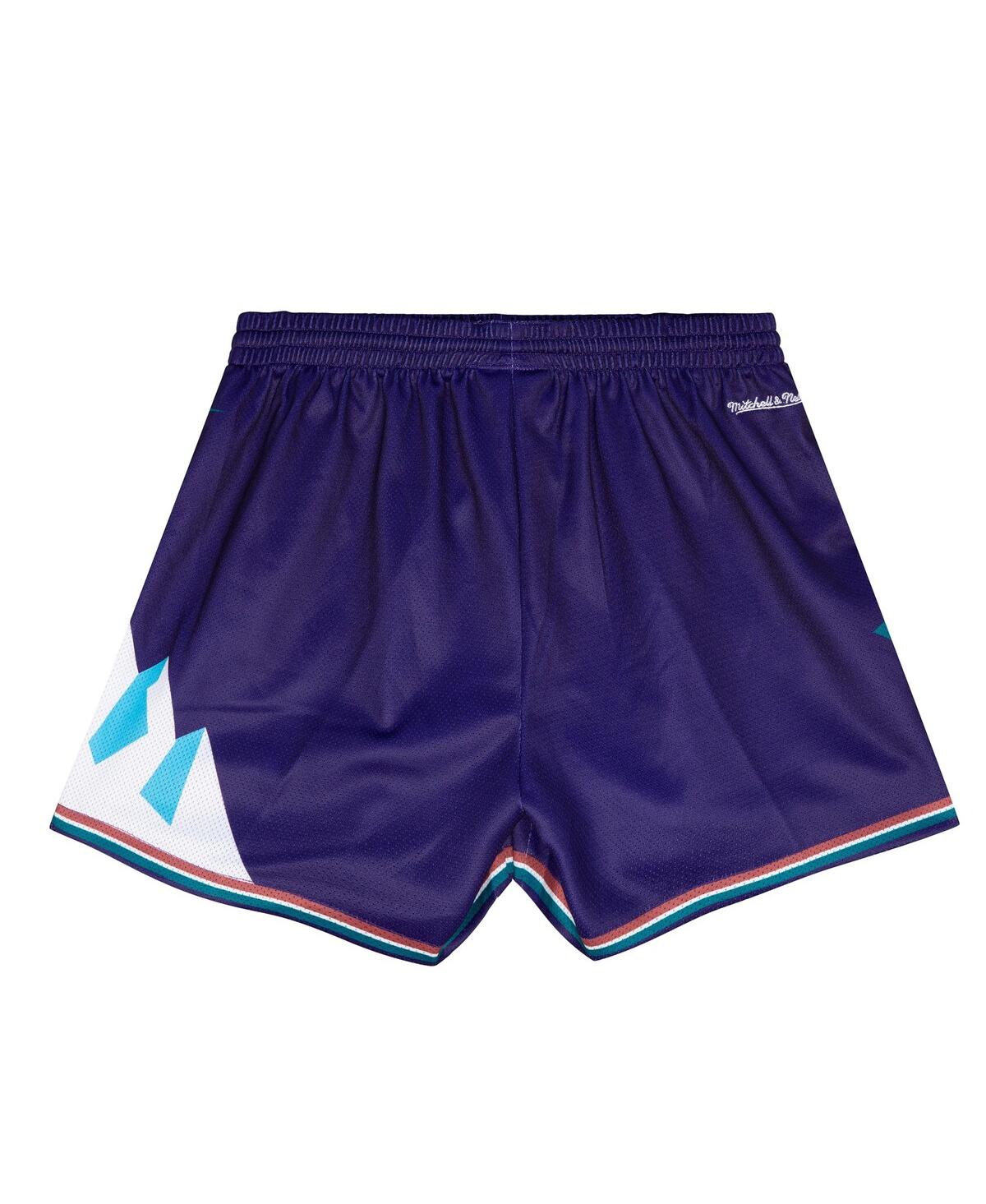 Mitchell & Ness Women's Purple Utah Jazz Swingman Big Face 3.0 Basketball Shorts In Purple