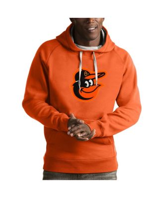 Antigua - Men's Orange Baltimore Orioles Victory Pullover Hoodie