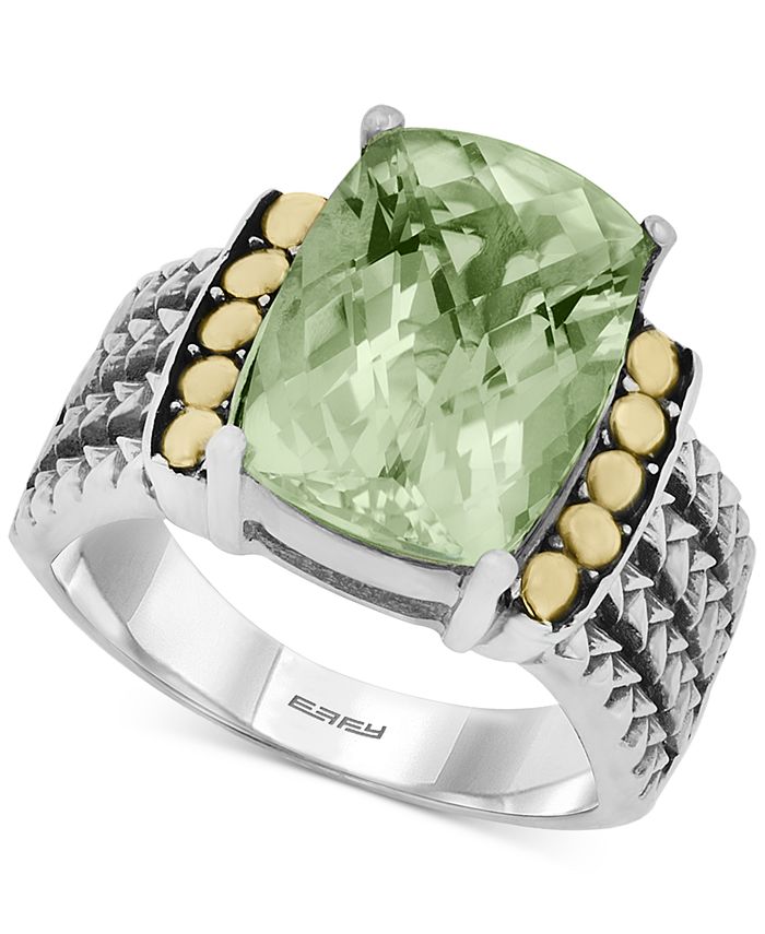 EFFY Collection - Prasiolite (5-3/4 ct. t.w.) Ring in 18k Gold and Sterling Silver