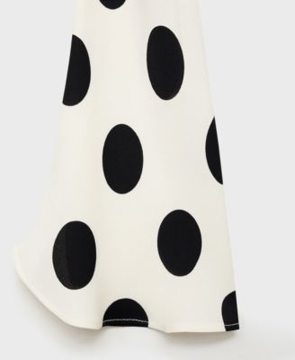 slim fit dress slacks MANGO. Blue dress with blue polka dots, size xs  Hibuy market