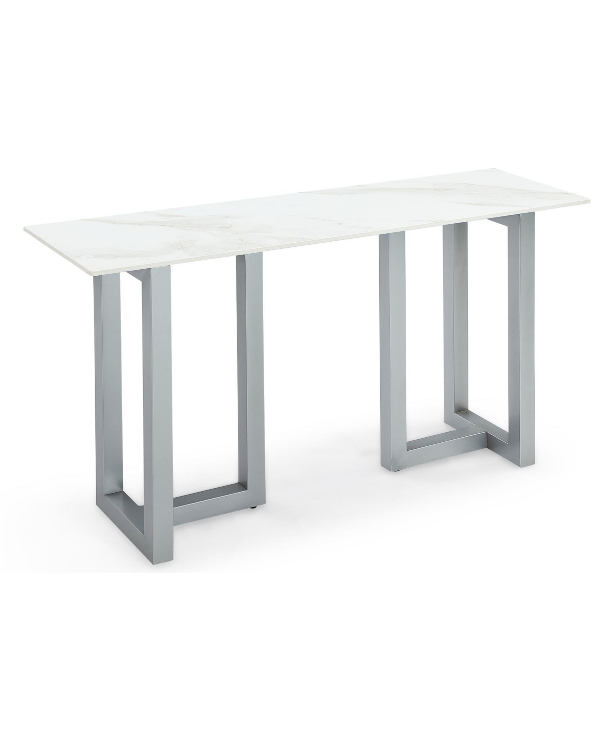 Macy's Furniture Emila 54" Sintered Stone Mix And Match Console Table