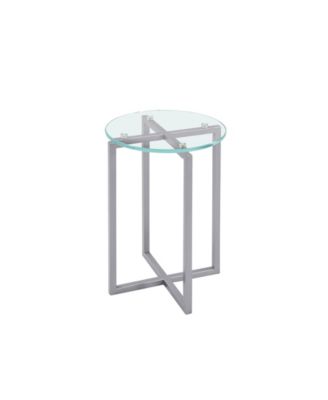 Emila 14" Round Glass Mix and Match Martini Table