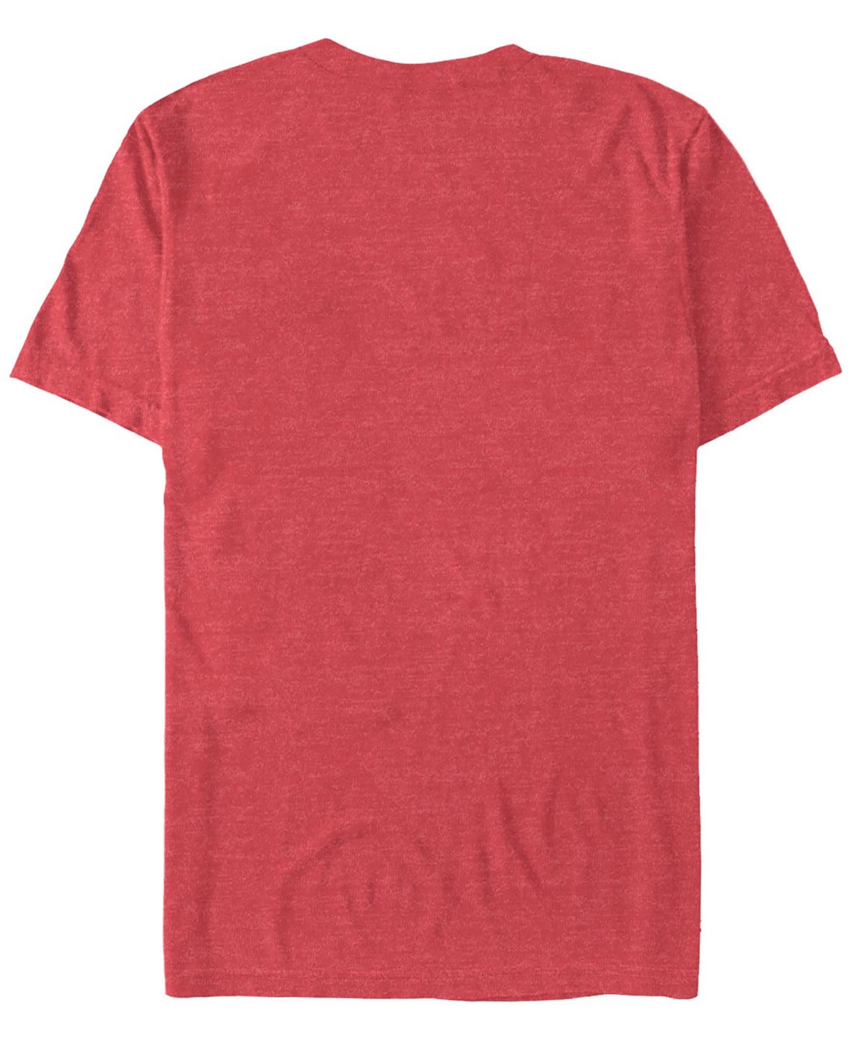 Design By Humans Men's Not A Hugger Botanical Cactus T-shirt In Red Heather