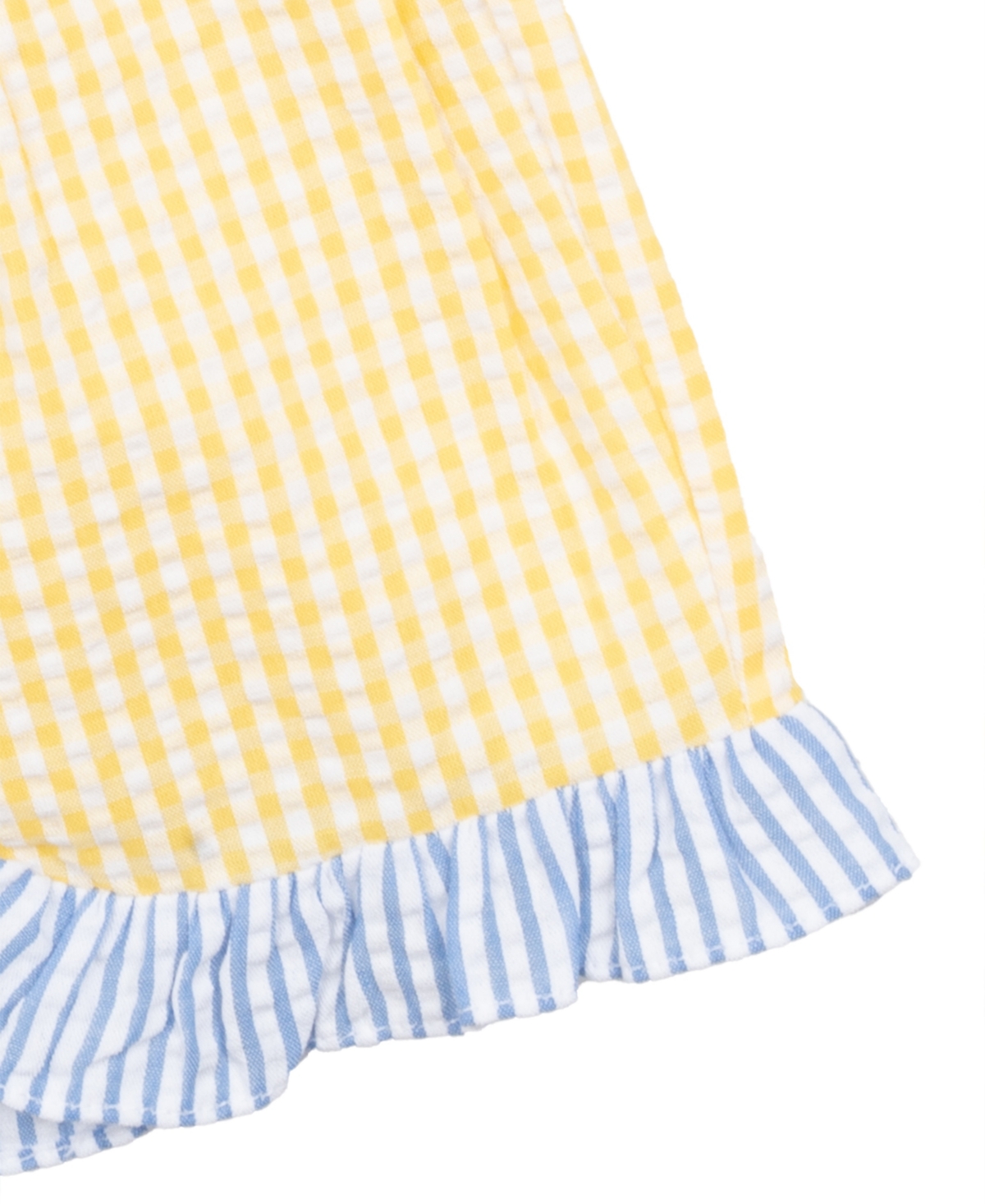 Rare Editions Baby Girls 2-Piece Pineapple Schiffli Seersucker Short Set