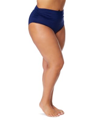 Plus Size High-Waist Bikini Bottoms