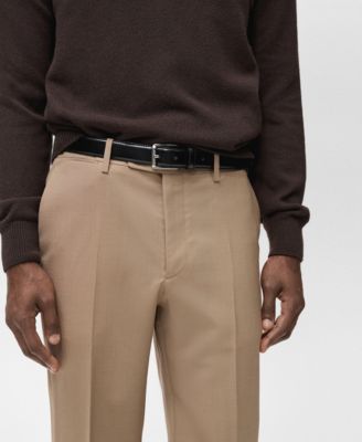 Men's Slim-Fit Suit Pants