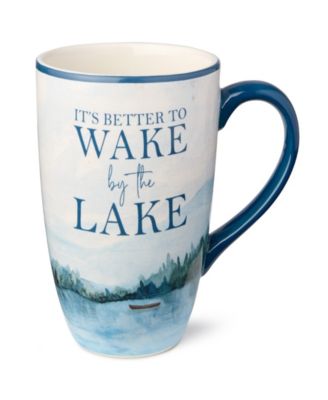 Wake At The Lake 4-Pc. Mugs, Service For 4
