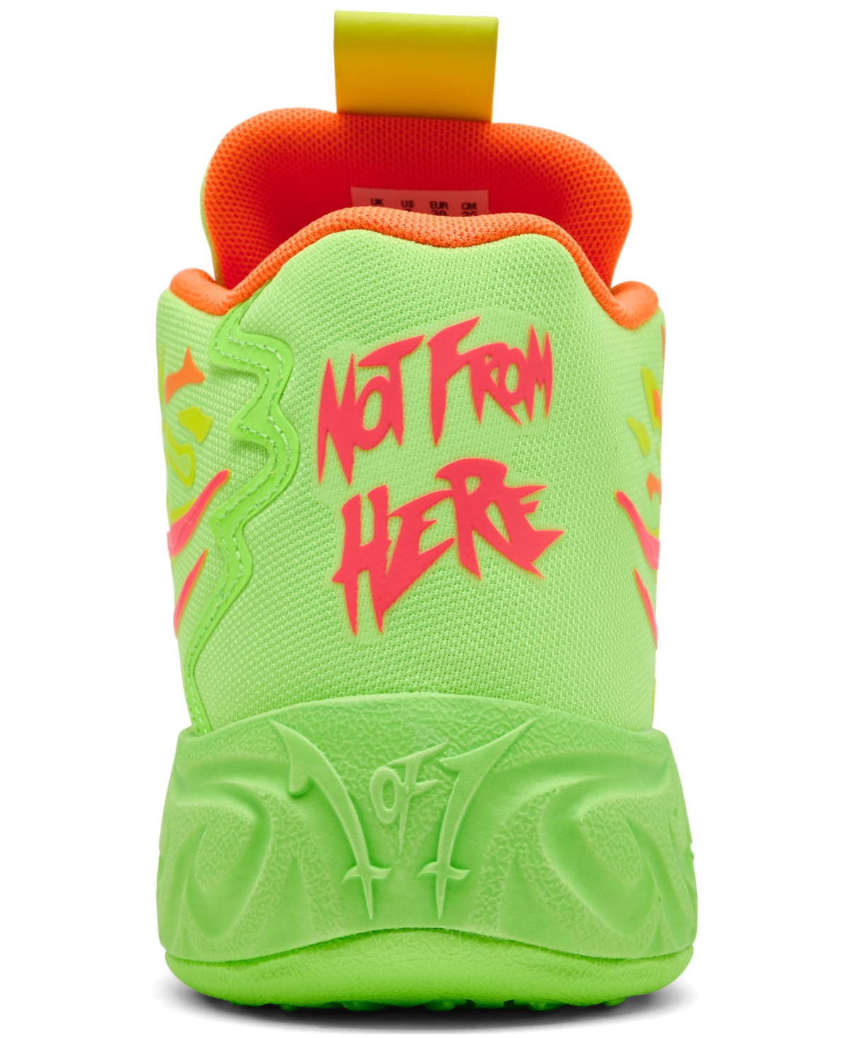 Puma Big Kids Lamelo Ball Mb.04 Basketball Sneakers From Finish Line In Neon Green,yellow