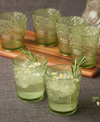 Victoria Acrylic Double Old Fashioned Glasses, Set of 6