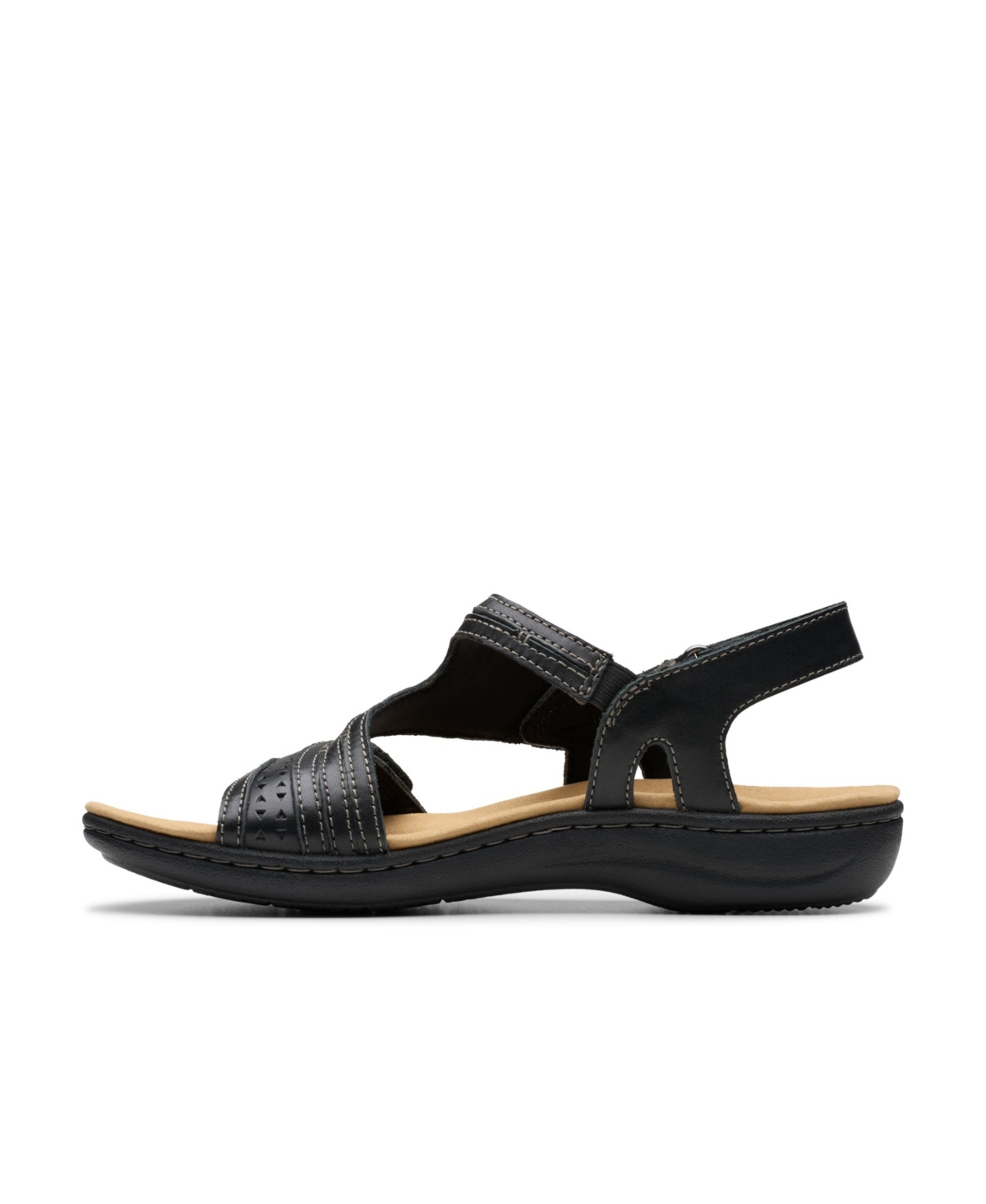 CLARKS WOMEN'S LAURIEANN FAYE SLIP ON FLAT SANDALS 