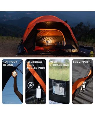 Camping Tent 2 Person, Waterproof Windproof Double Layer with Rainfly, Easy Setup for Backpacking, Hiking, Mountaineering, Outdoor