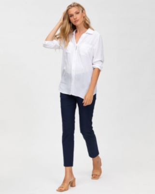 Maternity Super Stretch Straight Slim Fit Elwood Trousers